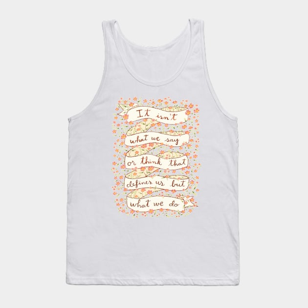 What we say or think Tank Top by EpoqueGraphics